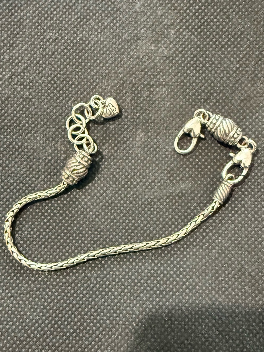 Brighton Braided Chain Bracelet - Silver